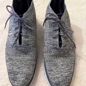 Cole Haan Men's Knit Chukka Boots - Blue and Gray